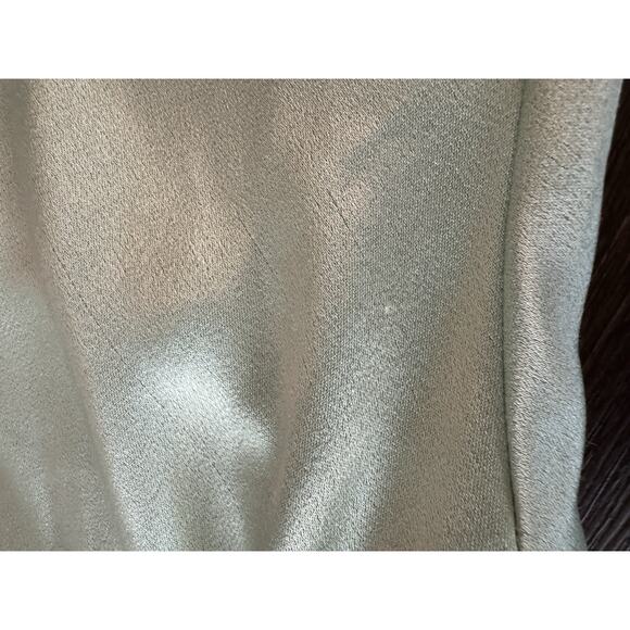 Alice + Olivia Dress Womens Medium 6 8 Green Sage Midi Harmony Asymmetrical - Picture 8 of 14